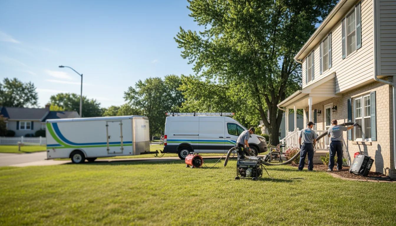 Flooded Basement Restoration And Cleanup With Repair in Crystal Lake, IL near me